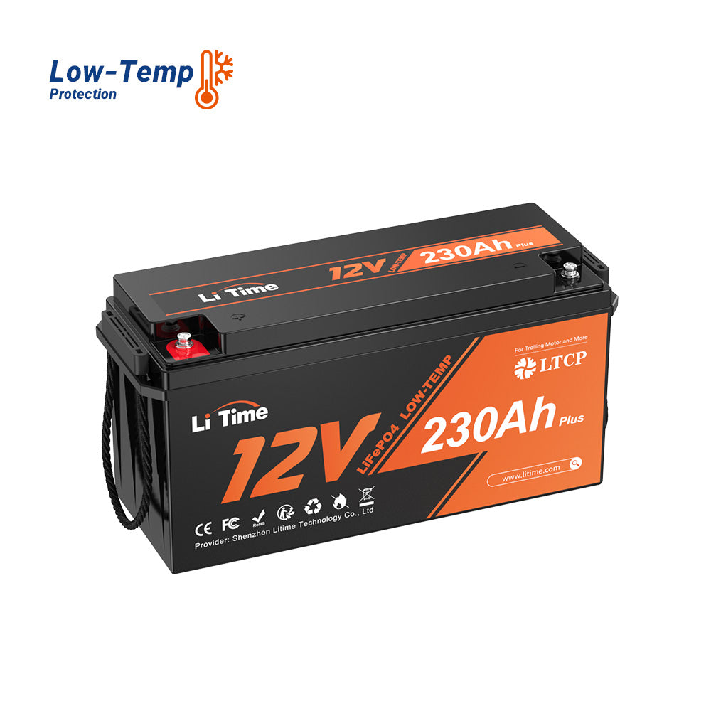 ✅Like New✅ LiTime 12V 230Ah Plus Low-Temp Protection LiFePO4 Battery, Built-in 200A BMS, Max 2944Wh Energy