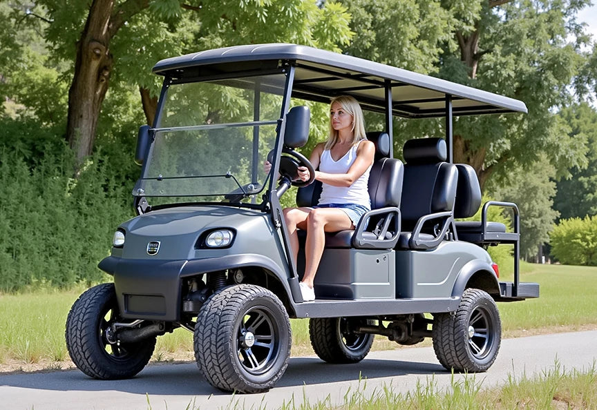 power street-legal cart with litime lithium batteries for golf carts