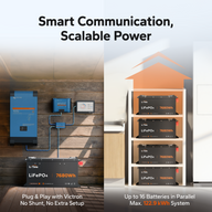 litime solar kit with 48V 150Ah  Lithium Battery with bluetooth