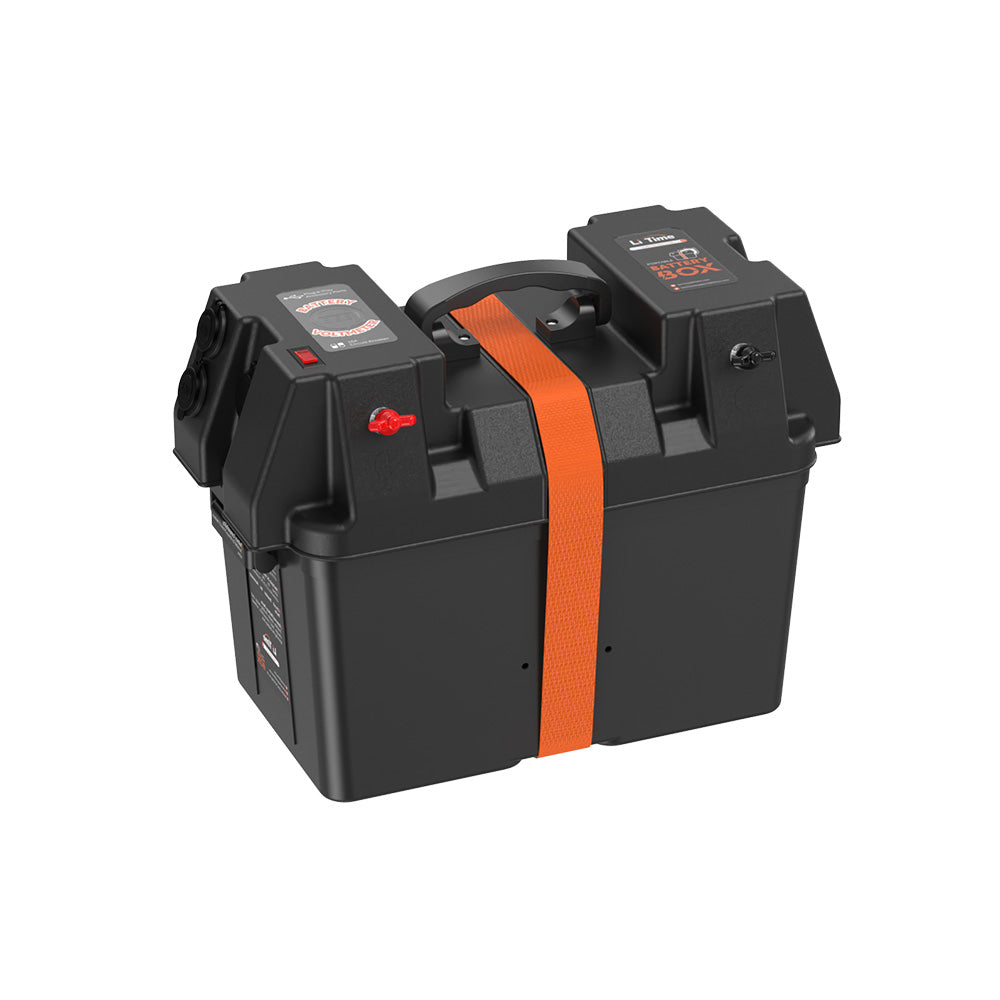 surface of litime lithium marine Group 24/27/31 battery box