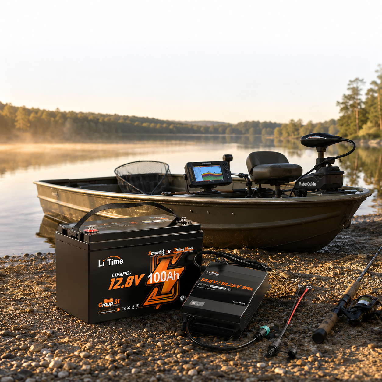 Kayak & Small Boat Battery Kits for Fish Finders & Trolling Motors