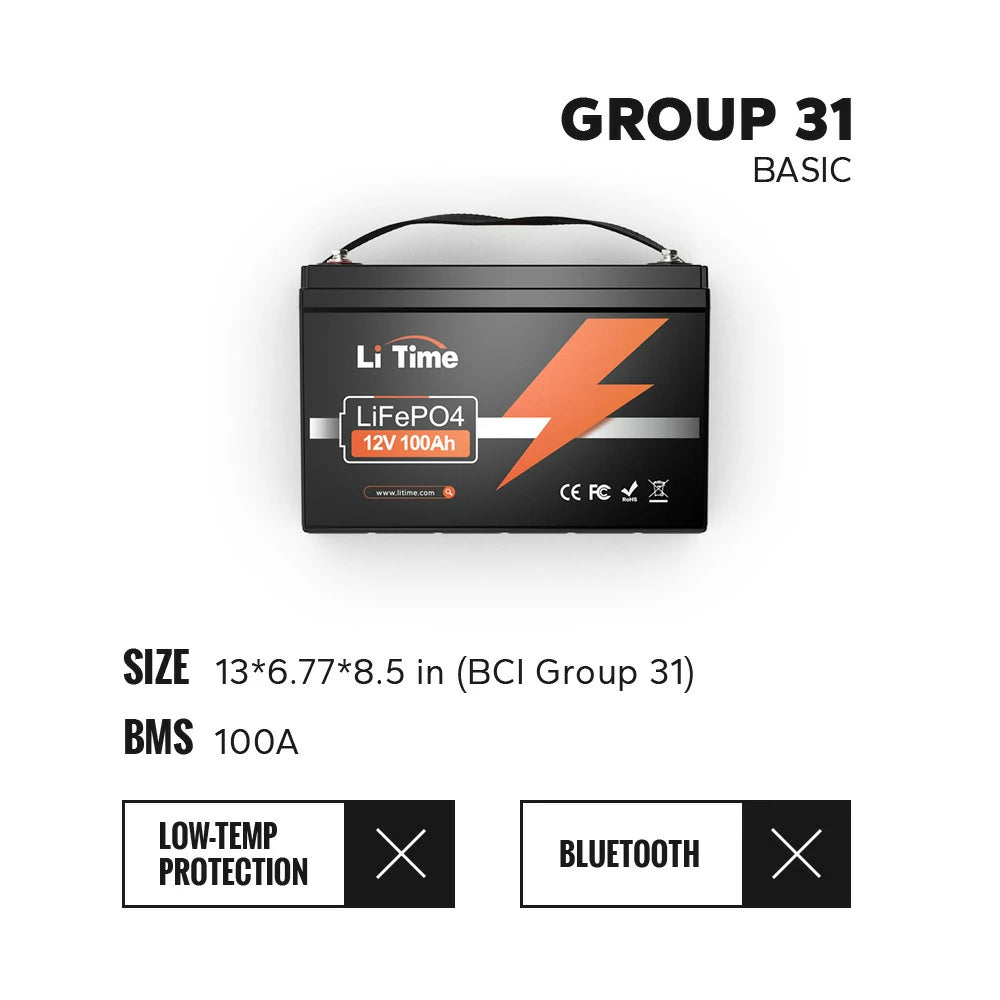 dimensions of group 31 battery
