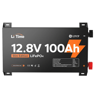  litime 12v 100ah slim lifepo4 ultra thin lithium battery