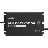 litime 16v and 12v 5a waterproof lithium battery charger