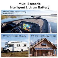 LiTime LiHeat™ 12V 320Ah Victron Communication Bluetooth Self-heating Lithium Battery for RV, Camping, Marine and Truck