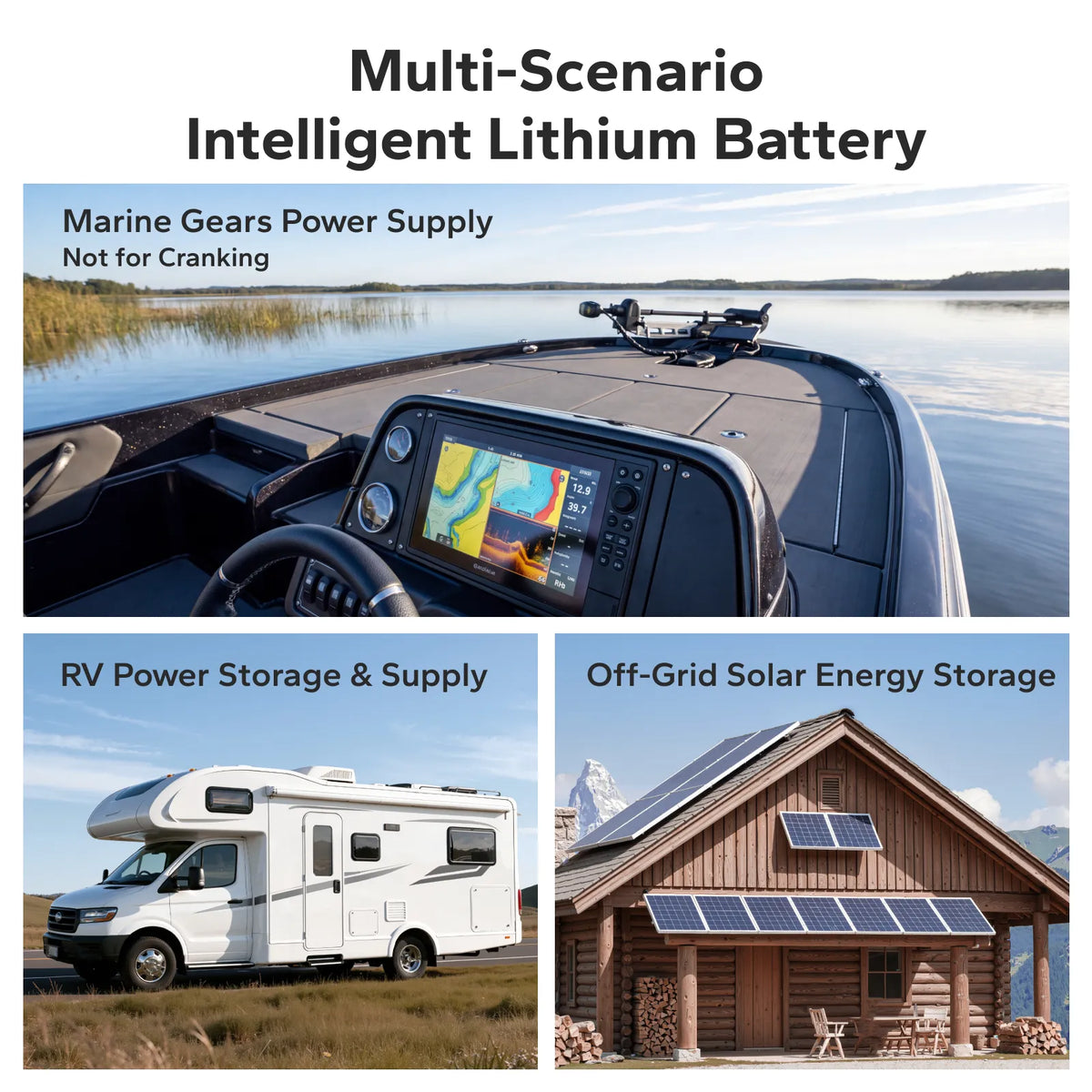 LiTime LiHeat™ 12V 320Ah Victron Communication Bluetooth Self-heating Lithium Battery for RV, Camping, Marine and Truck