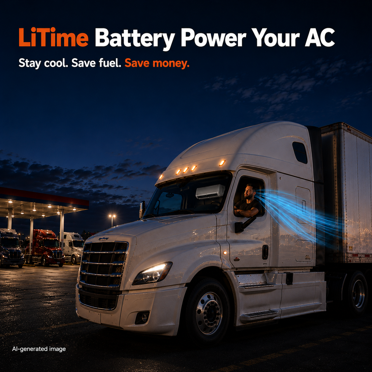 LiTime 12V 200Ah Xtra Mini Group 31 Bluetooth Lithium Battery for Truck