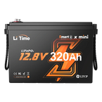 litime 12v 320ah mini lifepo4 lithium bluetooth battery
