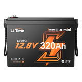 litime 12v 320ah mini lifepo4 lithium bluetooth battery