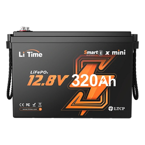 litime 12v 320ah mini lifepo4 lithium bluetooth battery
