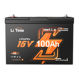 litime 16v 100ah lithium bluetooth group 27 battery for fish finder