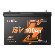 litime 16v 100ah lithium bluetooth group 27 battery for fish finder