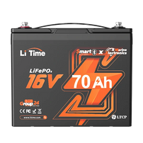 LiTime 16V 70Ah fish finder battery