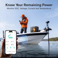 LiTime 24V 60Ah Group 24 LiFePO4 Trolling Motor Battery with Bluetooth