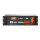 LiTime 48V 100Ah Server Rack LiFePO4 Solar Battery Bank