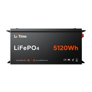 LiTime 48V 100Ah 5120wh Golf Cart Metal Case Lithium Battery
