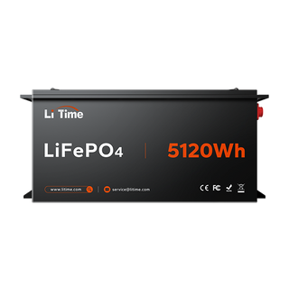 LiTime 48V 100Ah 5120wh Golf Cart Metal Case Lithium Battery