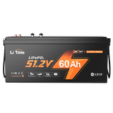 litime 48v (51.2v) 60ah lithium golf cart battery comflex edition