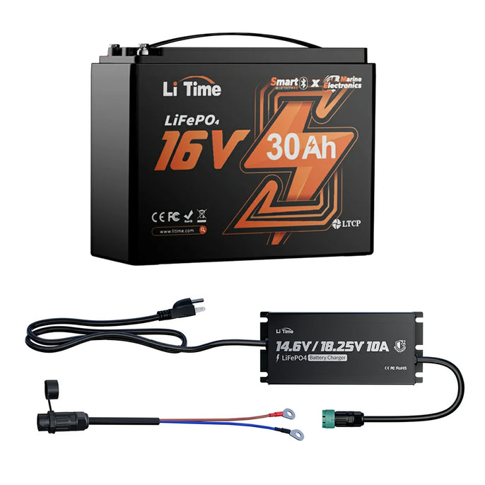 LiTime 16V battery with 16V charger