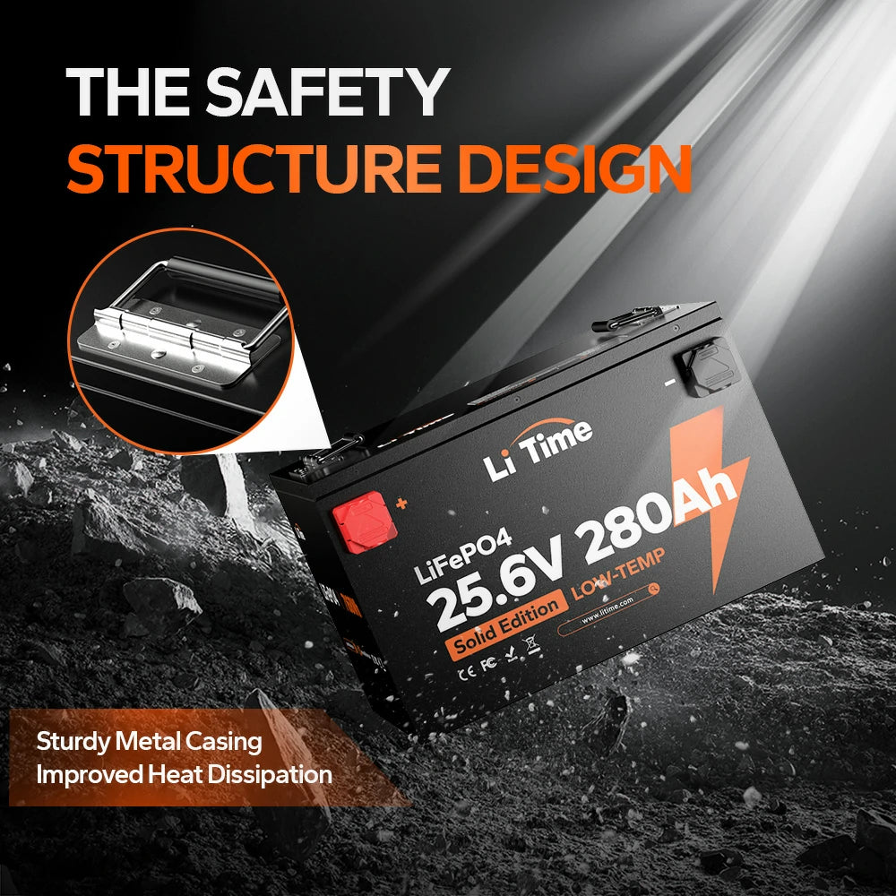 LiTime 24V 280Ah LiFePO4 Battery | High Energy & Power LiTime 24V 280Ah LiFePO4 Battery | High Energy & Power