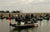 Anglers from the Danville High School Fishing Team prepare at the dock for an early morning Basstactix event