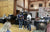 A winning team of three fishermen on stage at the Walleye Fall Brawl, holding  LiTime batteries