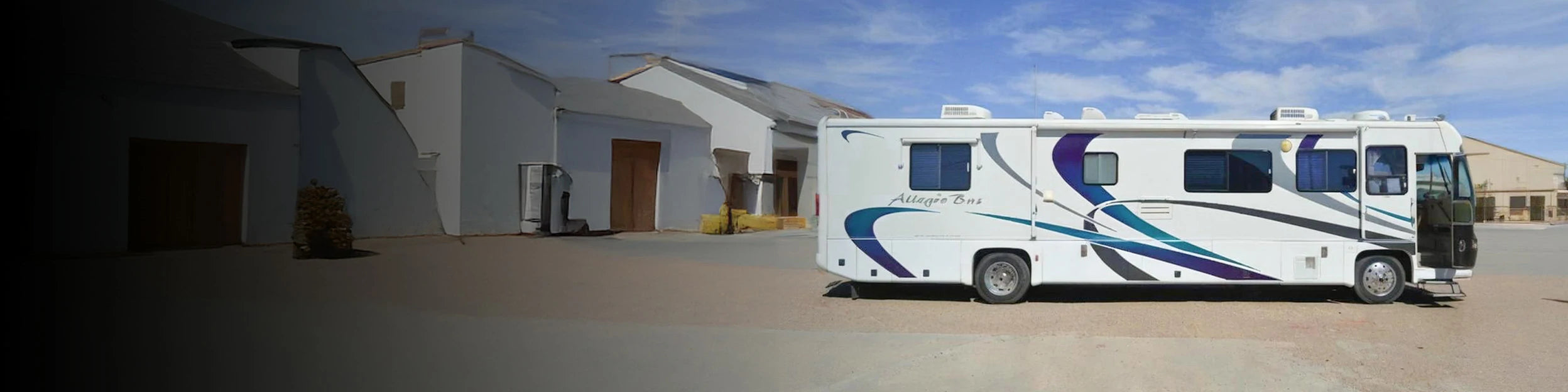 power class-A RV with litime lithium camper battery