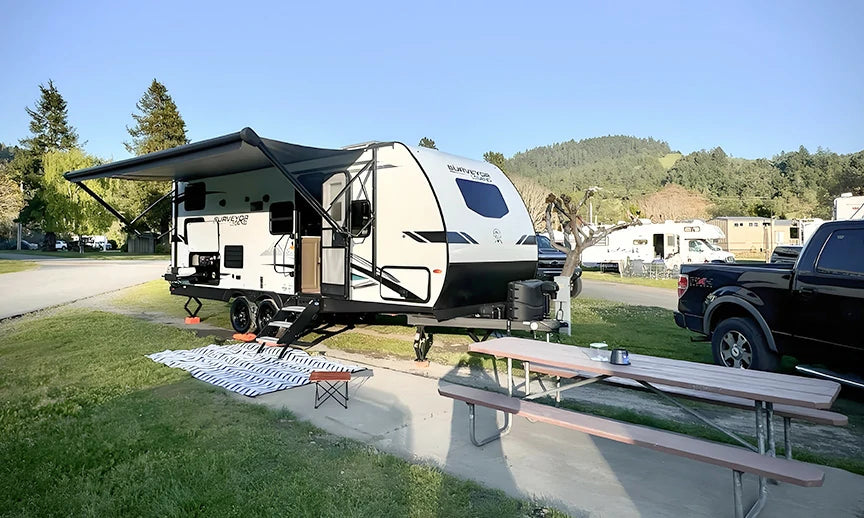 power travel trailer with litime best rv lithium battery