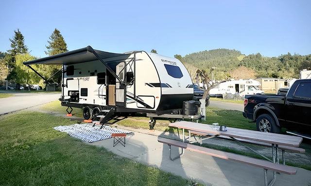 power travel trailer with litime best rv lithium battery