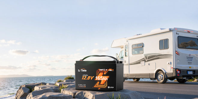LiTime latest innovation- 12V 165Ah smart battery, highest energy density group 31 battery