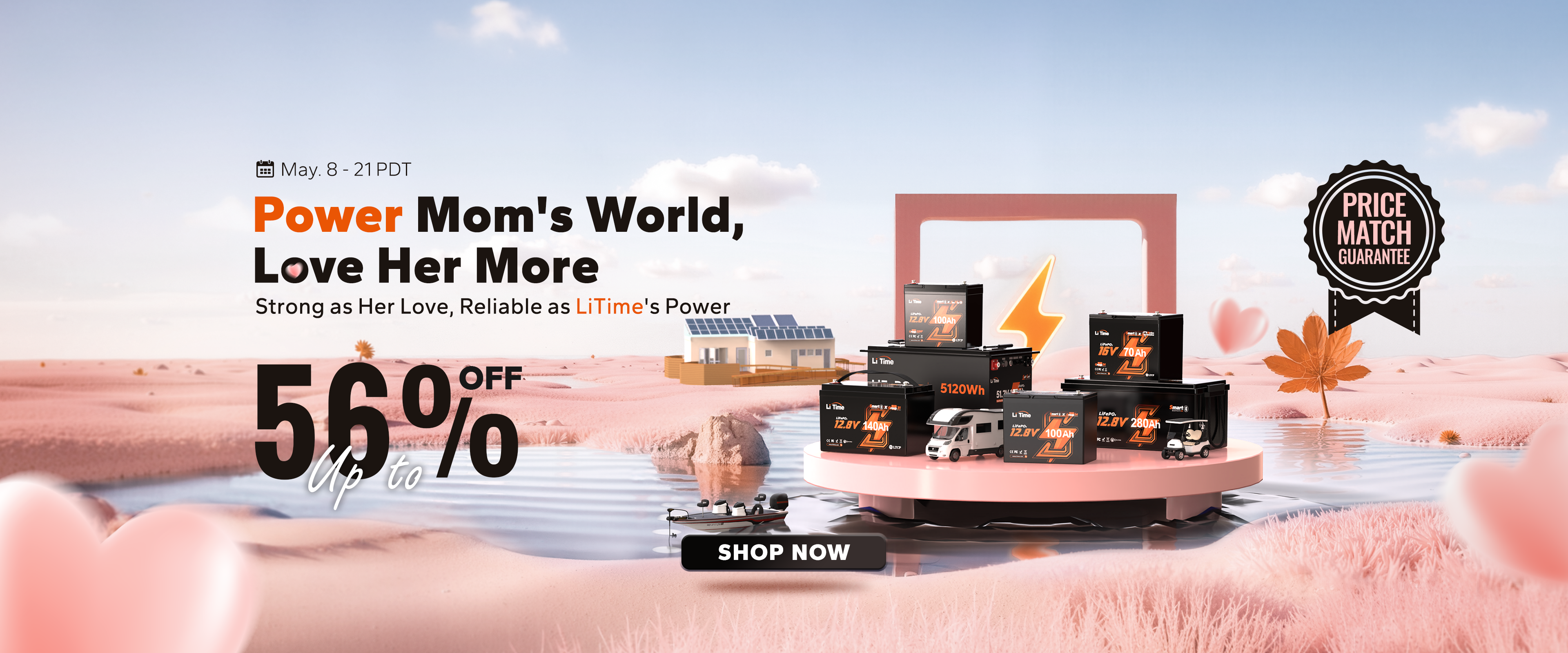 banner of litime mother's day sales 2025