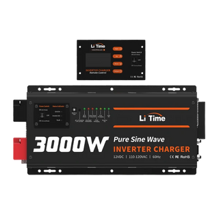 litime 12v 3kw inverter charger & remote control