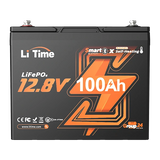 overview of litime 12v 100ah group 24 bluetooth & self-heating lifepo4 lithium battery