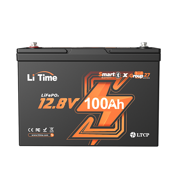 LiTime 12V 100Ah Group 27 Lithium Battery
