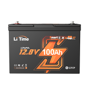  litime 12v 100ah group 27 lifepo4 lithium bluetooth battery