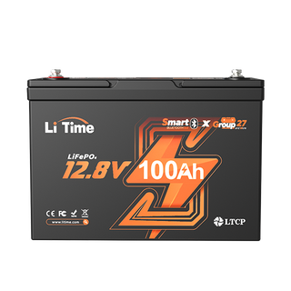 litime 12v 100ah group 27 lifepo4 lithium bluetooth battery