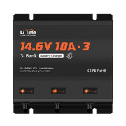 litime 10a 3-bank battery charger for 12v batteries
