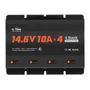 litime 12V 10A 4-bank battery charger