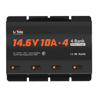 litime 12V 10A 4-bank battery charger