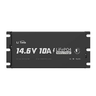 litime 12v 10a lifepo4 waterproof battery charger