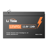Li Time 12V 12Ah  LiFePO4 battery
