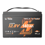 LiTime 12V 140Ah Bluetooth Dual Purpose 1000 CCA Marine Battery
