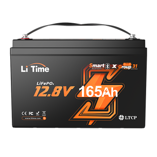 litime 12v 165ah group 31 lithium bluetooth battery