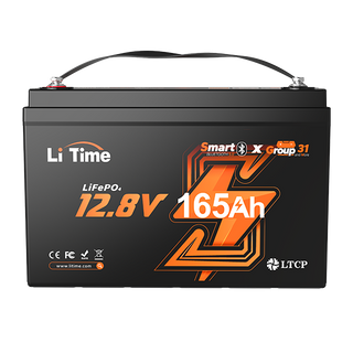 litime 12v 165ah group 31 lithium bluetooth battery