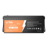 the front view of litime 12v 200ah plus lifepo4 lithium battery