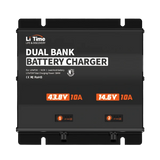 litime 36v & 12v dual bank battery charger