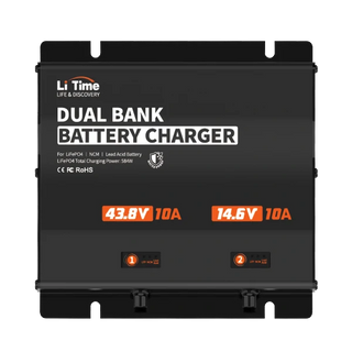 litime 36v & 12v dual bank battery charger