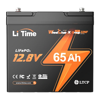  litime 12v 65ah group 22nf  lithium wheelchair battery 