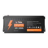 Li Time 24V 100Ah LiFePO4 deep cycle battery 