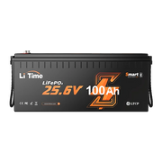 litime 24v 100ah lifepo4 lithium bluetooth battery 